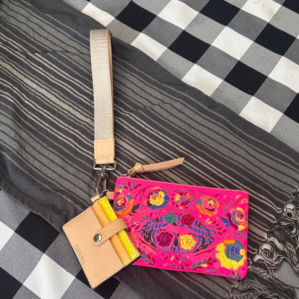 Consuela Wristlet and Card Holder Set